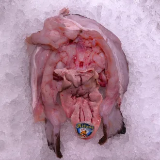 Cabeza de rape fresca para caldos y fumets. Compra online en Pescado a Casa.