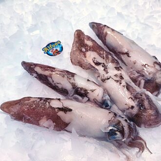 Calamar nacional fresco de 400 a 500 g. Ideal para plancha, rellenos, arroces y guisos. Compra pescado online en Pescado a Casa.
