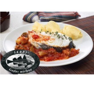 bacalao skrei con pisto