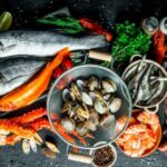 Dieta con pescados y mariscos