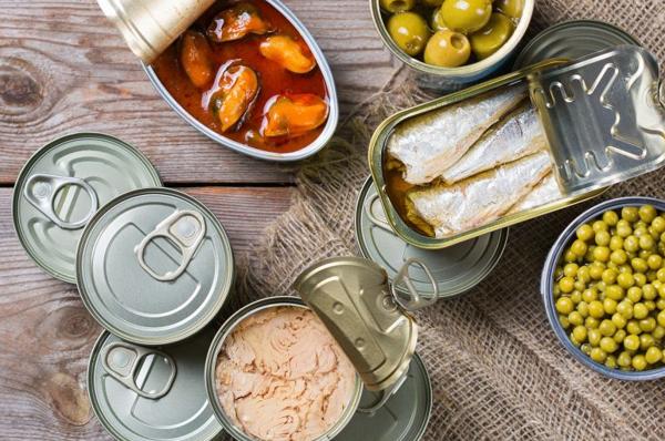 Pescados y mariscos en conserva