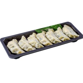 Gyoza de langostino con calamar y verduras lista para cocinar