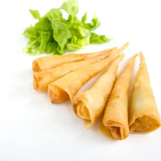 Twister de langostino empanado crujiente listo para cocinar